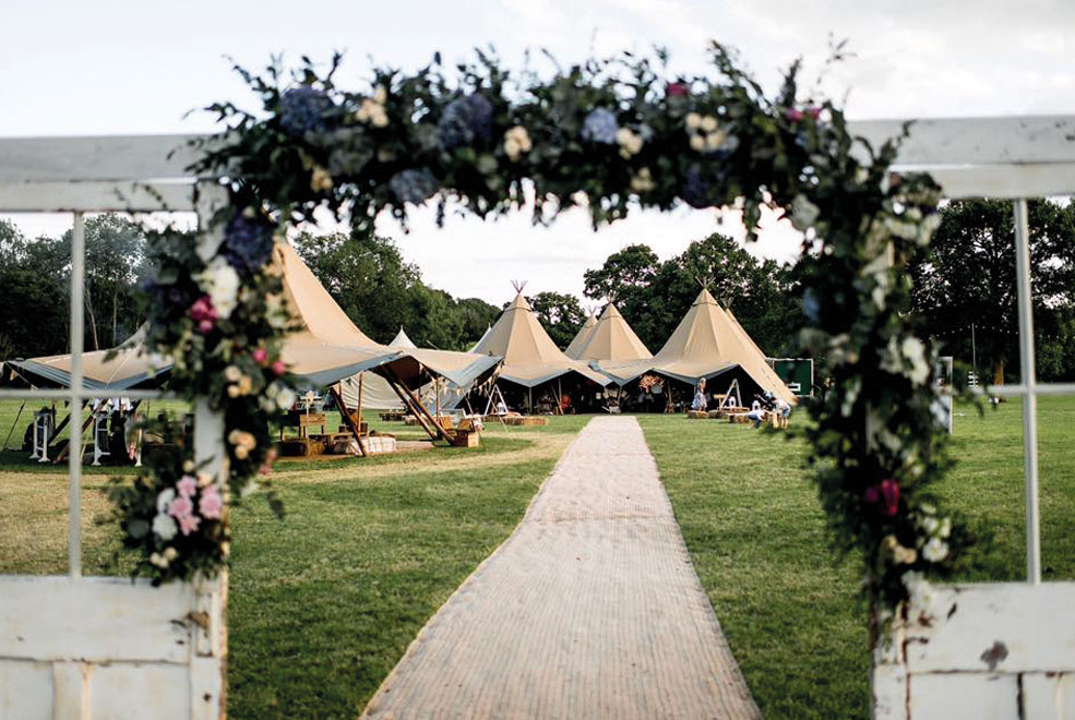 una tenda per il mio matrimonio